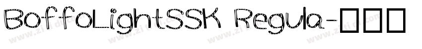 BoffoLightSSK Regula字体转换